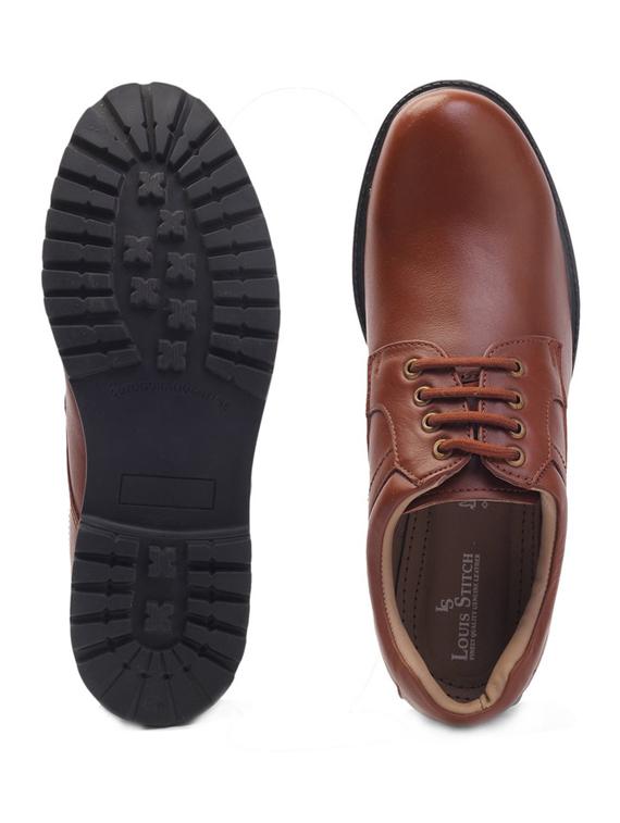 brown leather lace up boots - 17715619 - Zoom Image - 4