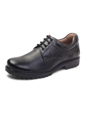 black leather lace up boots - 17715620 - Standard Image - 2