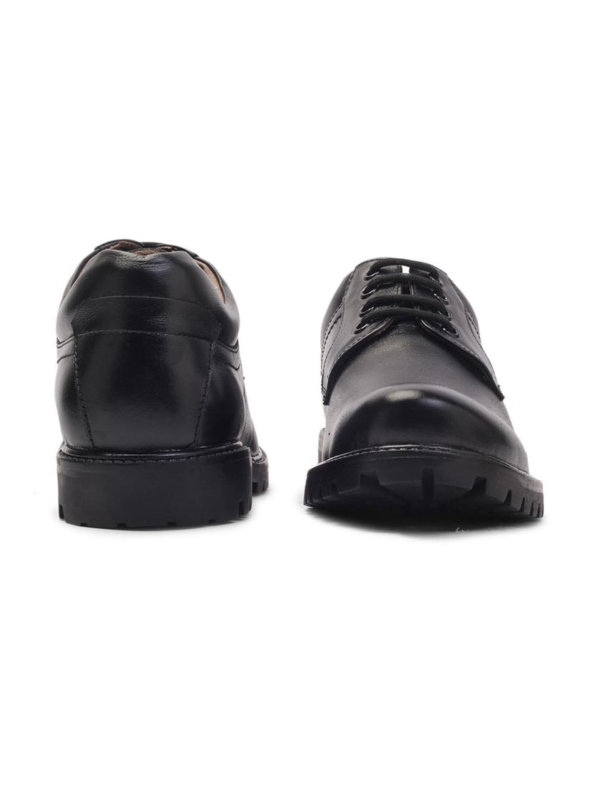 black leather lace up boots - 17715620 - Zoom Image - 4