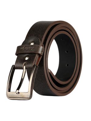 brown leatherette belt - 17715627 - Standard Image - 2
