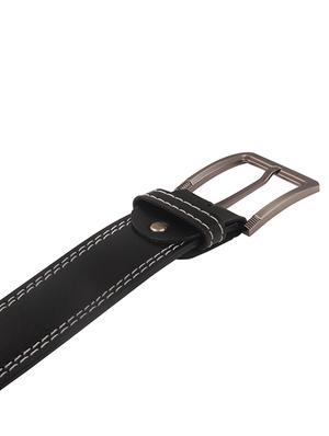 black leatherette belt - 17715630 - Standard Image - 3