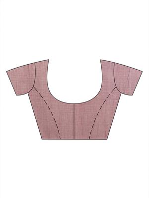 maroon cotton handloom saree with blouse - 17715651 - Standard Image - 3