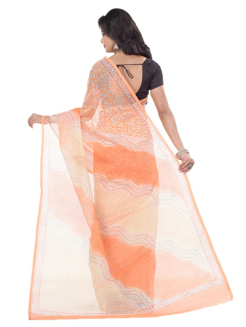 floral kota doria saree - 17715655 - Zoom Image - 2