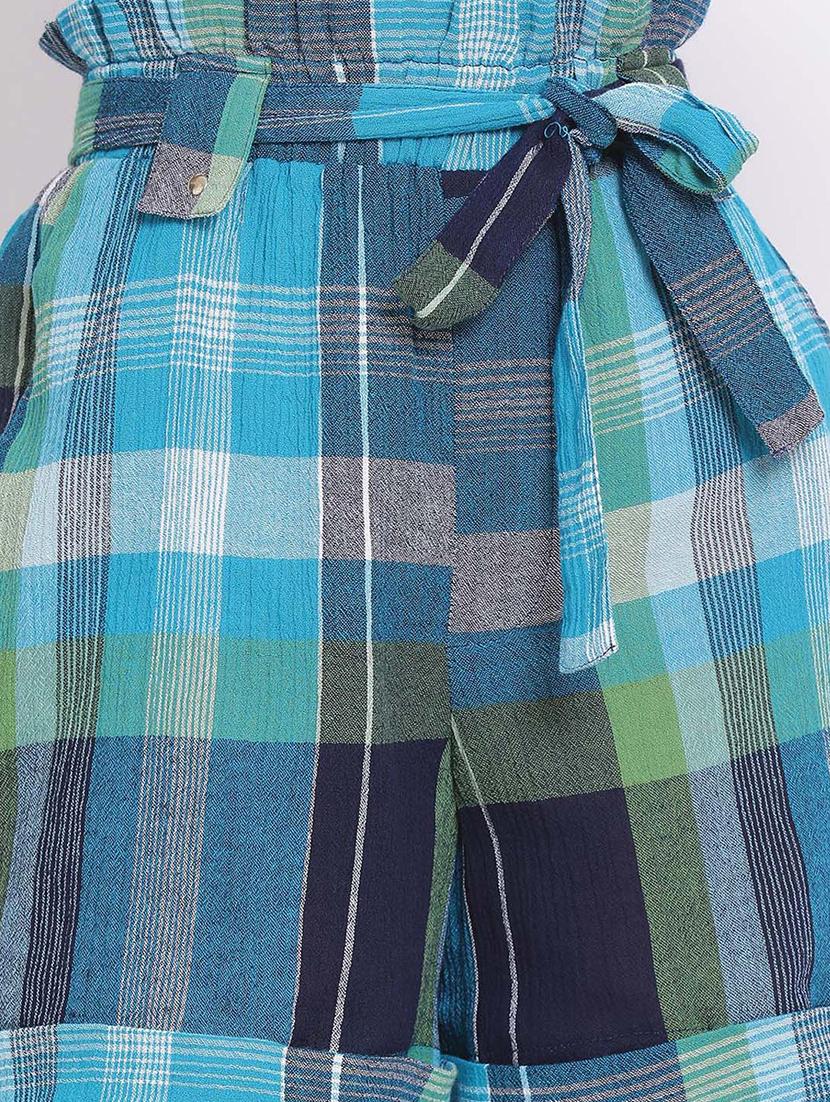 paper bag waist checkered shorts - 17715692 - Zoom Image - 5