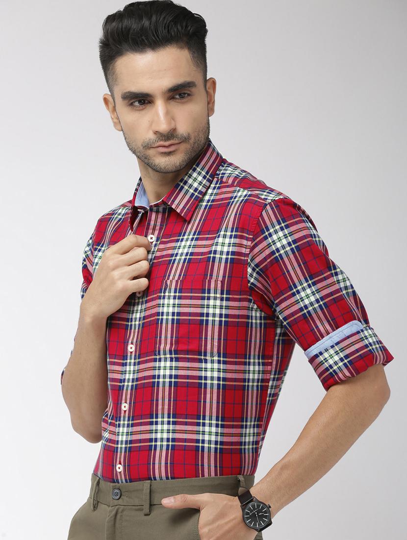 red checkered casual shirt - 17716553 - Zoom Image - 2