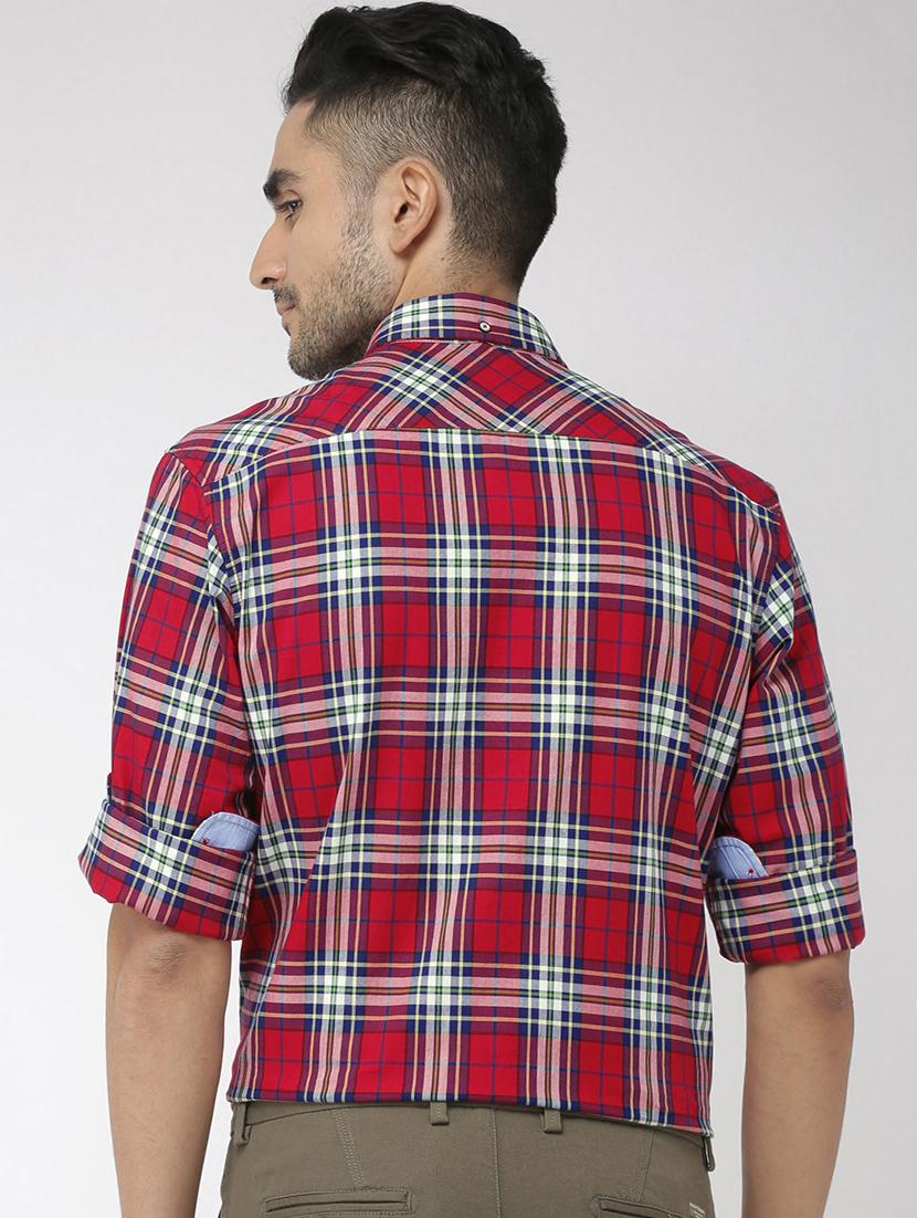 red checkered casual shirt - 17716553 - Zoom Image - 3