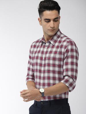red checkered casual shirt - 17716562 - Standard Image - 2