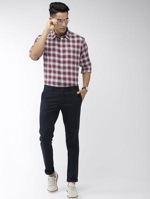red checkered casual shirt - 17716562 - Standard Image - 4