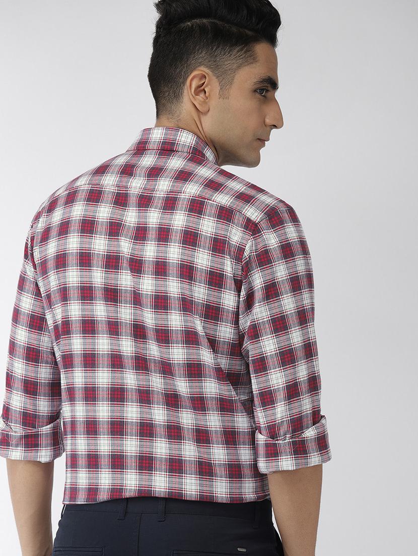 red checkered casual shirt - 17716562 - Zoom Image - 3