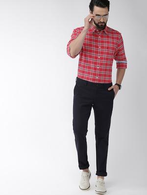 red checkered casual shirt - 17716627 - Standard Image - 4