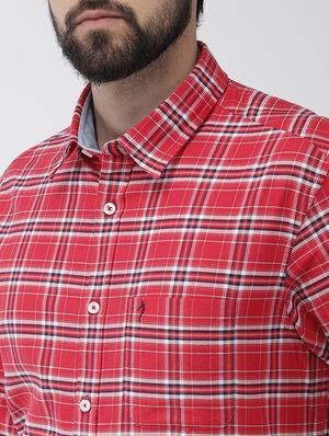 red checkered casual shirt - 17716627 - Standard Image - 5