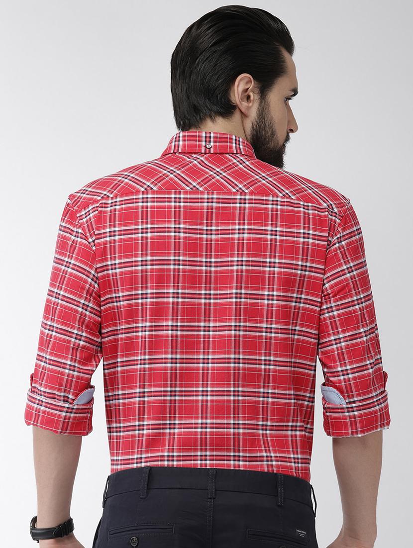 red checkered casual shirt - 17716627 - Zoom Image - 3