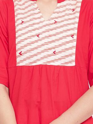 solid straight kurta - 17717222 - Standard Image - 4