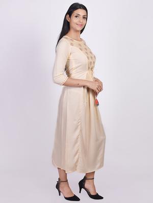 pastel a-line ethnic dress - 17717240 - Standard Image - 2