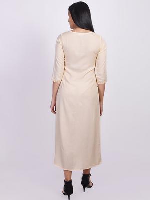 pastel a-line ethnic dress - 17717240 - Standard Image - 3
