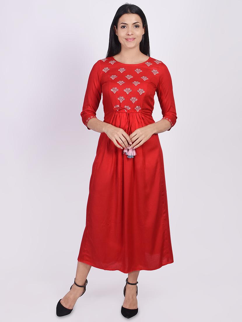 embroidered ethnic dress - 17717242 - Zoom Image - 1