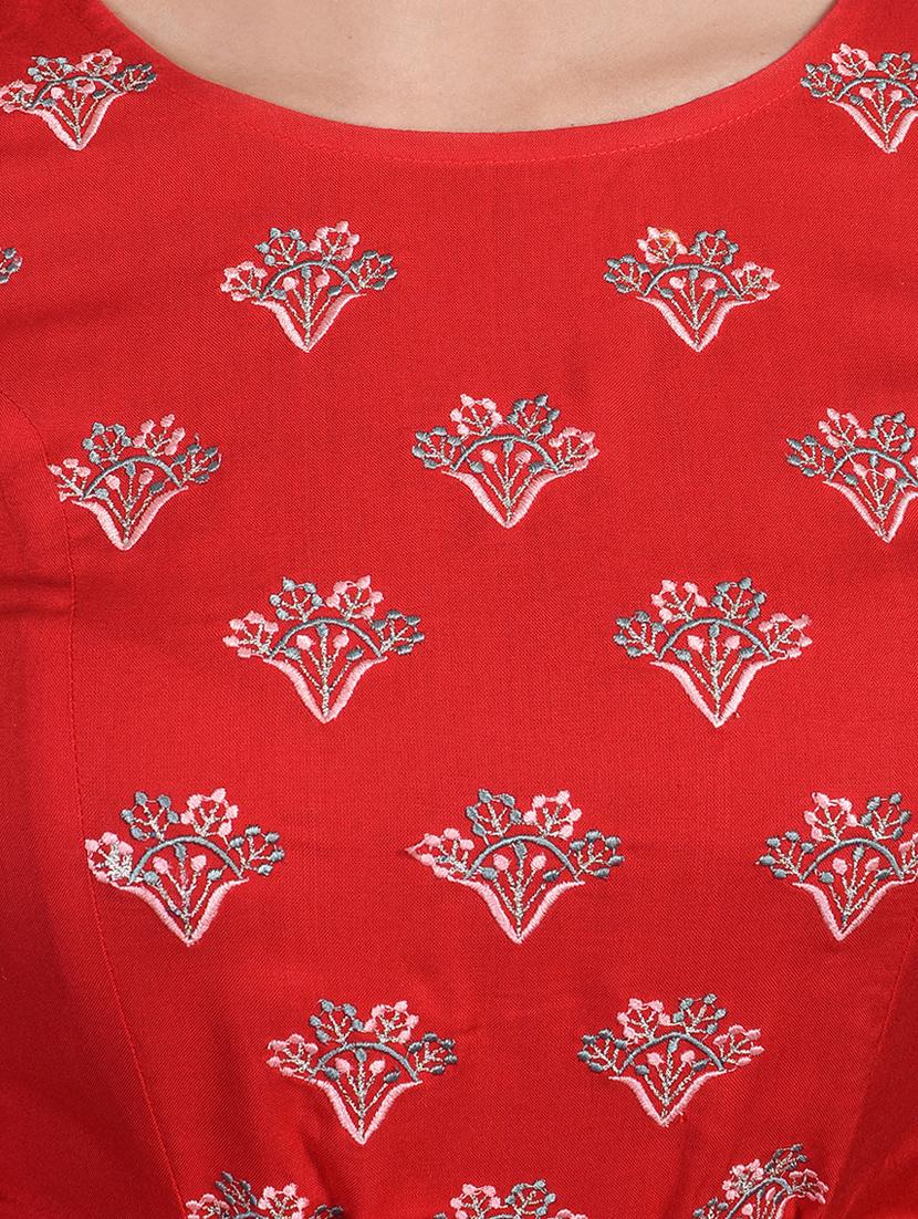 embroidered ethnic dress - 17717242 - Zoom Image - 4