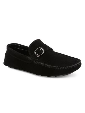 black suede slip on loafers - 17718472 - Standard Image - 2