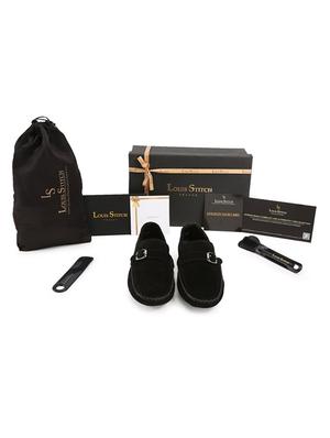 black suede slip on loafers - 17718472 - Standard Image - 5