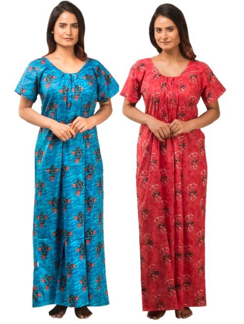 set of 2 printed nighty - 17718622 - Standard Image - 1