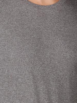 grey self design t-shirt - 17718967 - Standard Image - 5