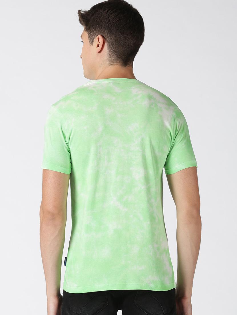 green printed t-shirt - 17718976 - Zoom Image - 3
