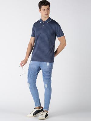 blue polo t-shirt - 17718977 - Standard Image - 4