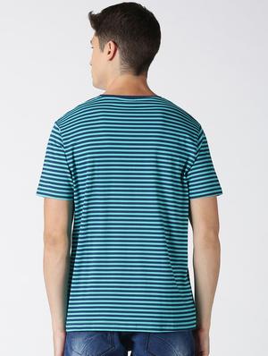 blue cotton printed t-shirt - 17718990 - Standard Image - 3