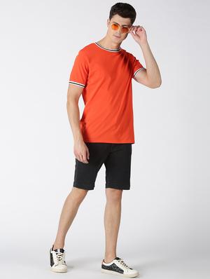 orange solid t-shirt - 17719028 - Standard Image - 4