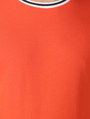 orange solid t-shirt - 17719028 - Standard Image - 5