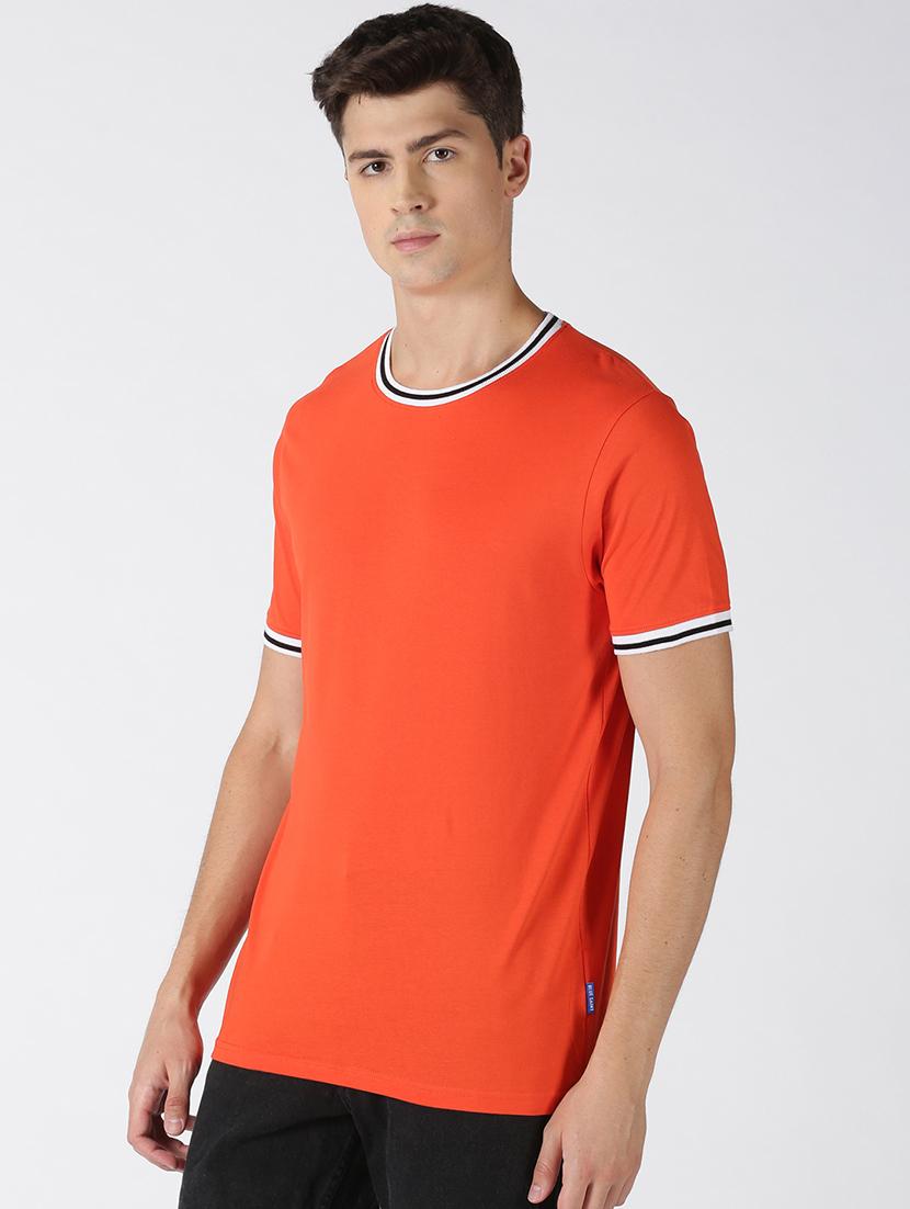 orange solid t-shirt - 17719028 - Zoom Image - 2