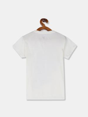 white printed regular tee - 17719068 - Standard Image - 2