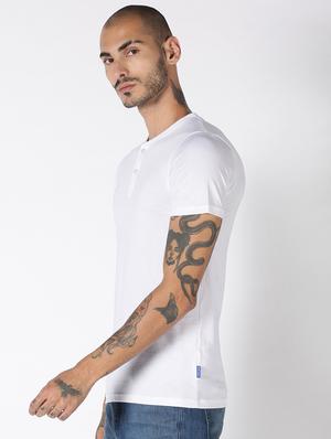 white solid t-shirt - 17719357 - Standard Image - 2
