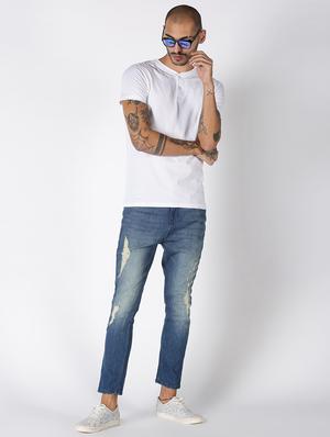 white solid t-shirt - 17719357 - Standard Image - 4