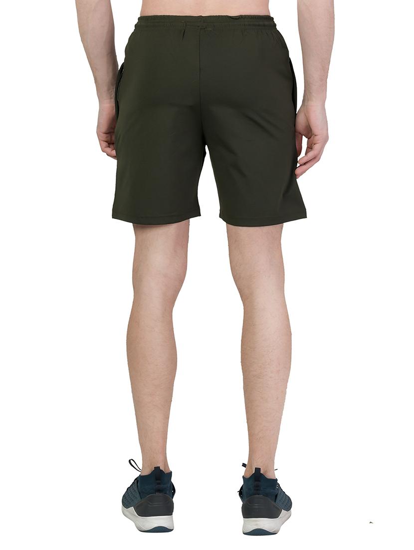 olive green solid short - 17719466 - Zoom Image - 3