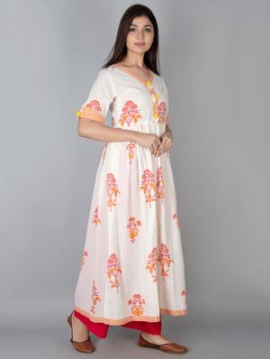 flared printed kurta - 17727247 - Standard Image - 2