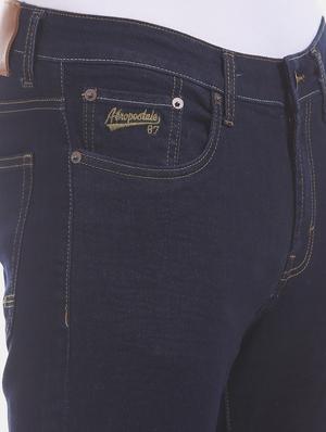 navy blue plain denim jeans - 17727433 - Standard Image - 6
