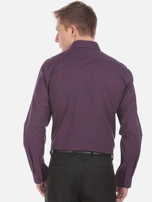 blue checkered formal shirt - 17727520 - Standard Image - 3