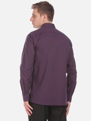 blue checkered formal shirt - 17727520 - Standard Image - 4