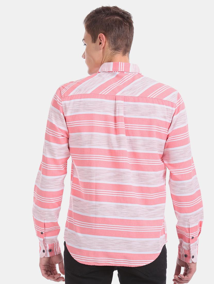pink striped casual shirt - 17728725 - Zoom Image - 4