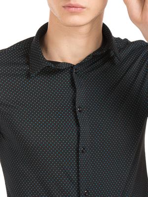 black polka dot casual shirt - 17728815 - Standard Image - 5