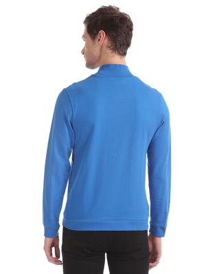 blue printed cut & sew sweatshirt - 17728851 - Standard Image - 3