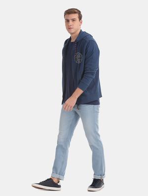 blue back print sweatshirt - 17728903 - Standard Image - 5