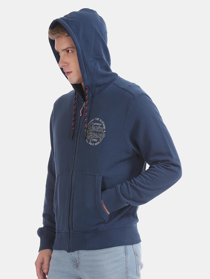 blue back print sweatshirt - 17728903 - Zoom Image - 3