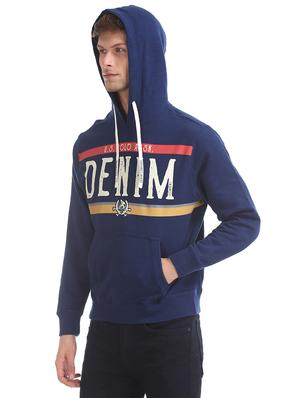 blue chest print sweatshirt - 17728905 - Standard Image - 3