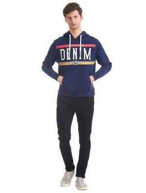 blue chest print sweatshirt - 17728905 - Standard Image - 5
