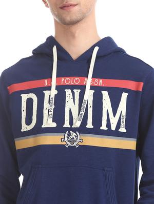 blue chest print sweatshirt - 17728905 - Standard Image - 6