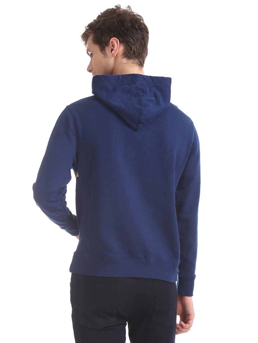 blue chest print sweatshirt - 17728905 - Zoom Image - 4