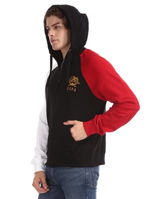 black color block sweatshirt - 17729026 - Standard Image - 2