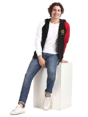black color block sweatshirt - 17729026 - Standard Image - 5